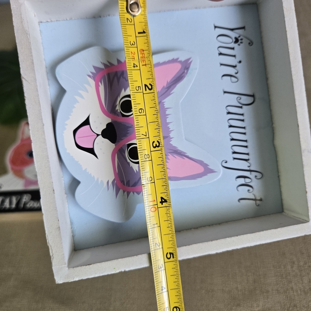 Charming & Motivational Cat Decor 2-pc Set - Picture 10 of 11